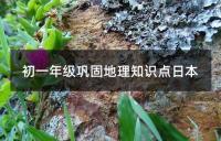 初一年级巩固地理知识点日本