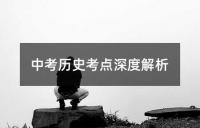中考历史考点深度解析