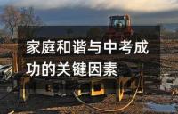 家庭和谐与中考成功的关键因素