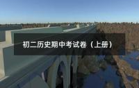 七年级历史下册期中考试试卷