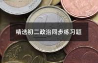 初二年级政治学科下册期末考试试题