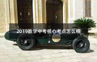 2019数学中考核心考点怎么样