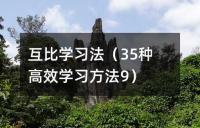 互比学习法（35种高效学习方法9）