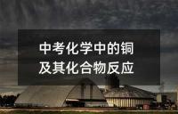 中考化学中的铜及其化合物反应